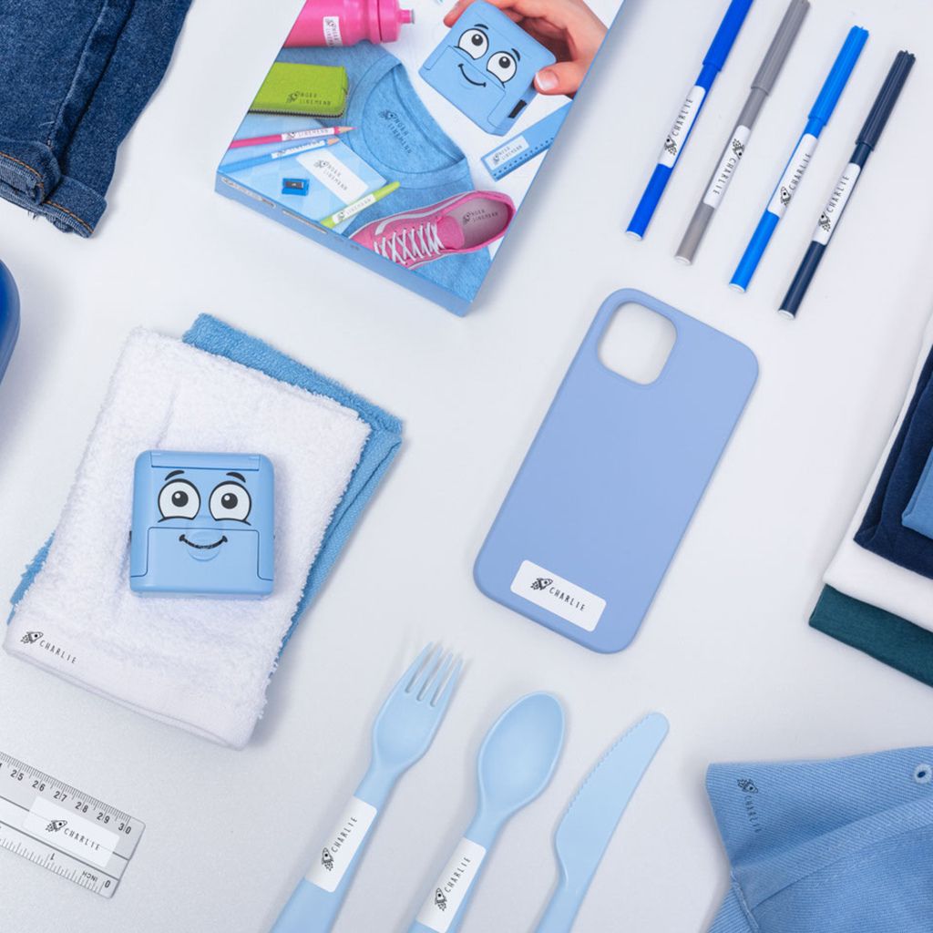 MARKY Tampon personnalisable bleu