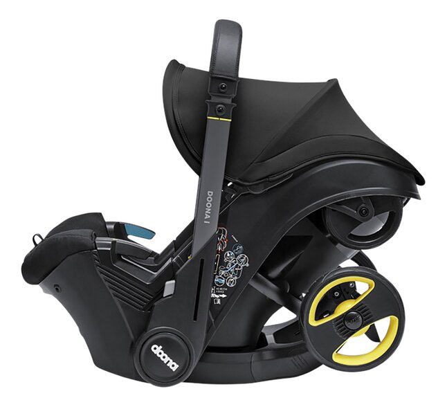 Doona Omvormbare draagbare autostoel Infant Nitro Black Groep 0+