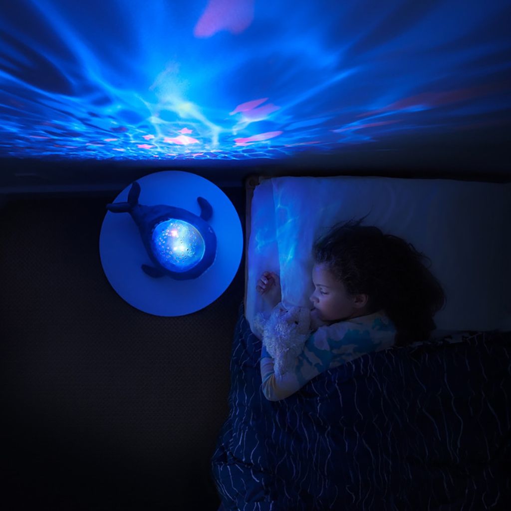 Pabobo Nachtlampje/projector Aqua Dream Walvis extra zacht
