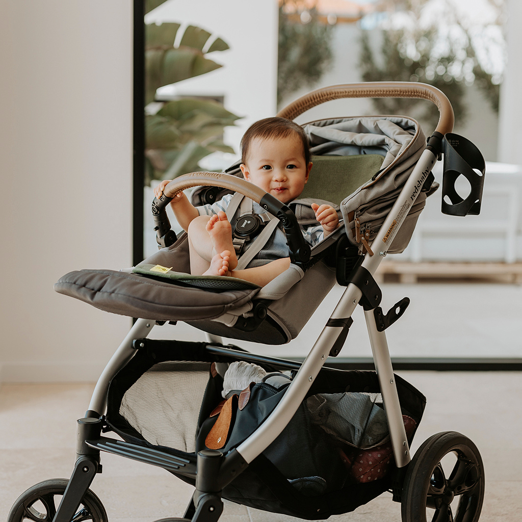 Inlegkussen voor kinderwagen/buggy Airlayers groep B Moss green