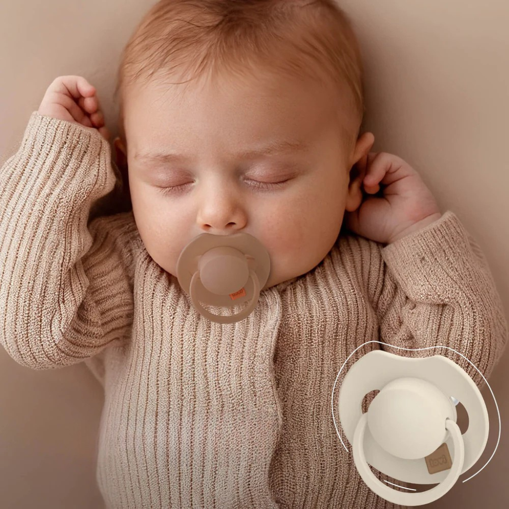 Difrax Fopspeen 0-6m LOVI Dynamic Prime baby blue/blue - 2 stuks