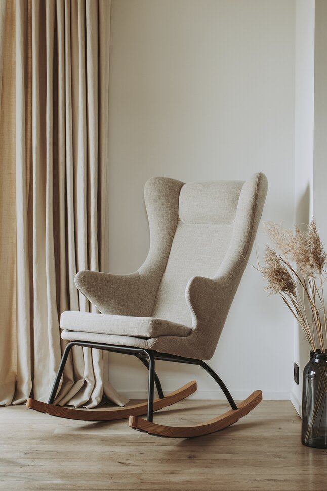 Quax Fauteuil à bascule De Luxe Clay