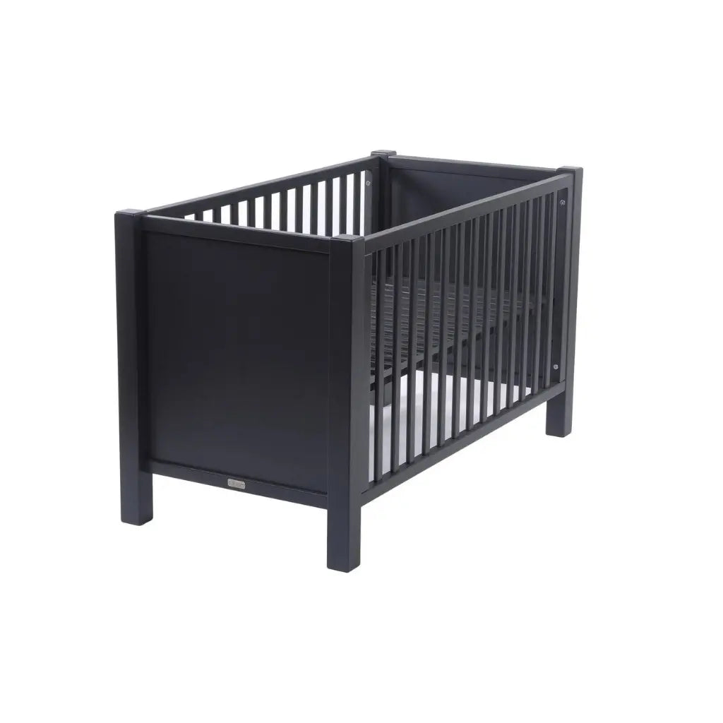Bed Marie-sofie, moonshadow, 60x120cm, bodem in 3 standen verstelbaar beuk, (verpakt in 2 dozen)