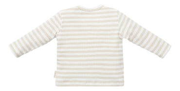 Little Dutch T-shirt met lange mouwen Baby Bunny Stripe Sand