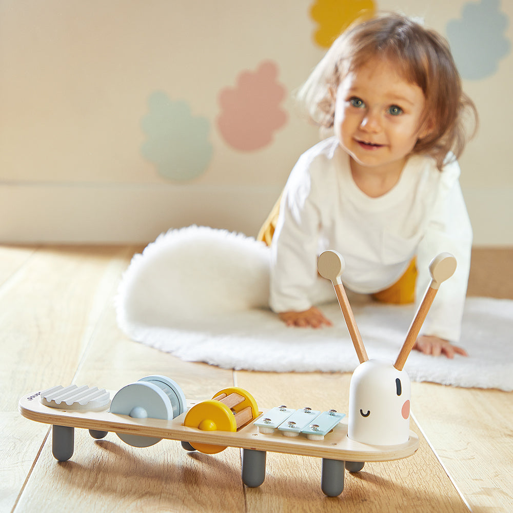Janod Xylophone en bois Chenille Sweet Cocoon