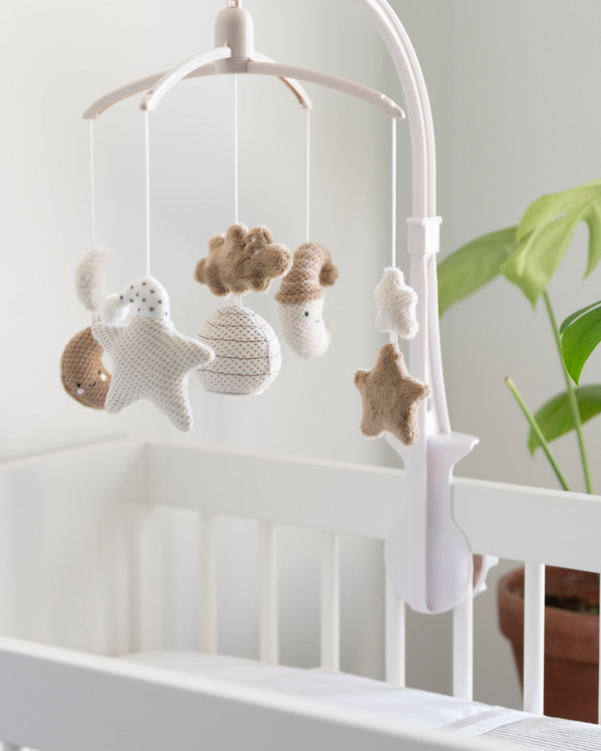 Baby's Only Mobile musical Heaven Clay-Warm Linen