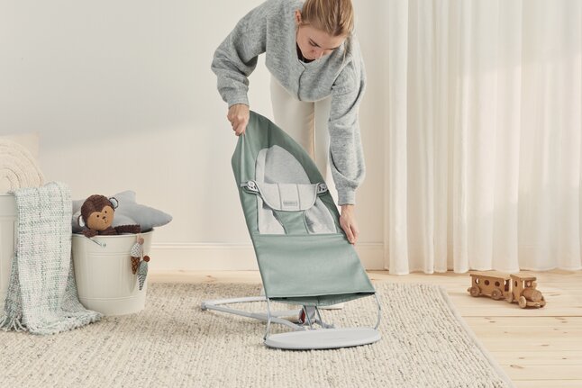 BabyBjörn Relax Balance Soft Sage/Jersey lichtgrijs