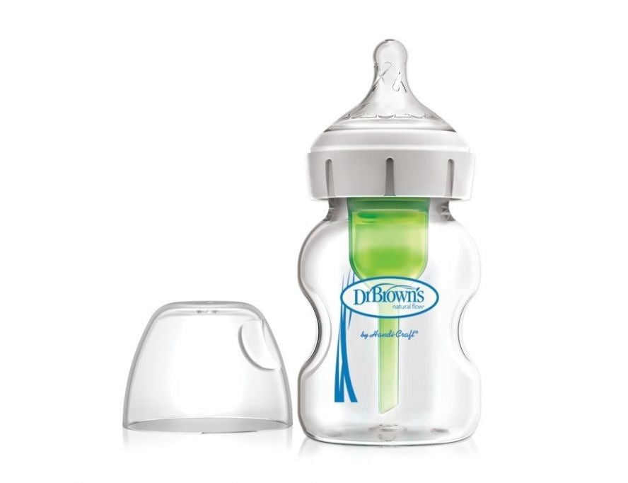 Dr. Brown's Biberon en verre Options- à col large transparent 15 ml