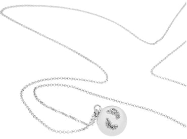 Proud Mama Zwangerschapsbelletje Voetjes zilver