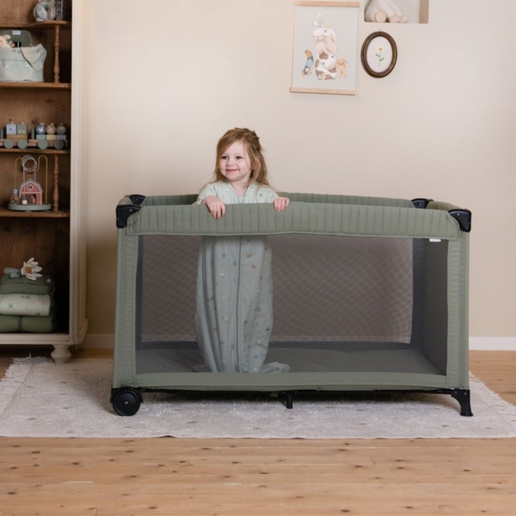 Little Dutch Lit de voyage vert olive