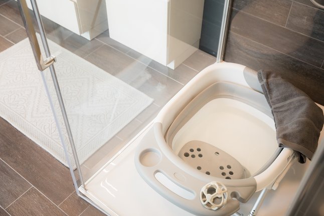 Bo Jungle Baignoire pour douche blanc/gris