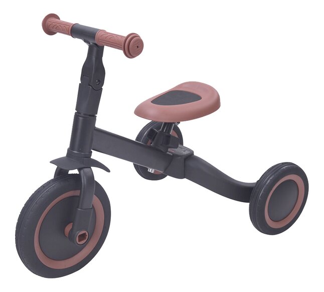 Topmark Driewieler 4-in-1 Kaya zwart