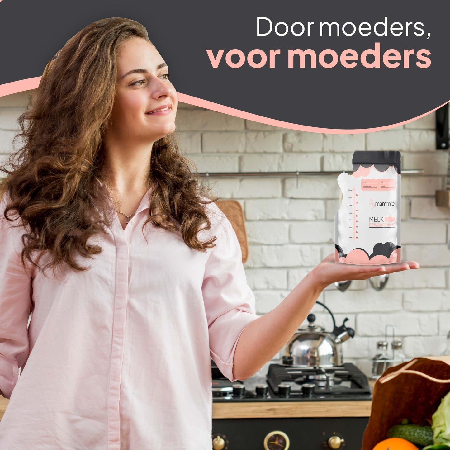 Mammie Bewaarzakjes voor moedermelk 300 ml - 100 stuks