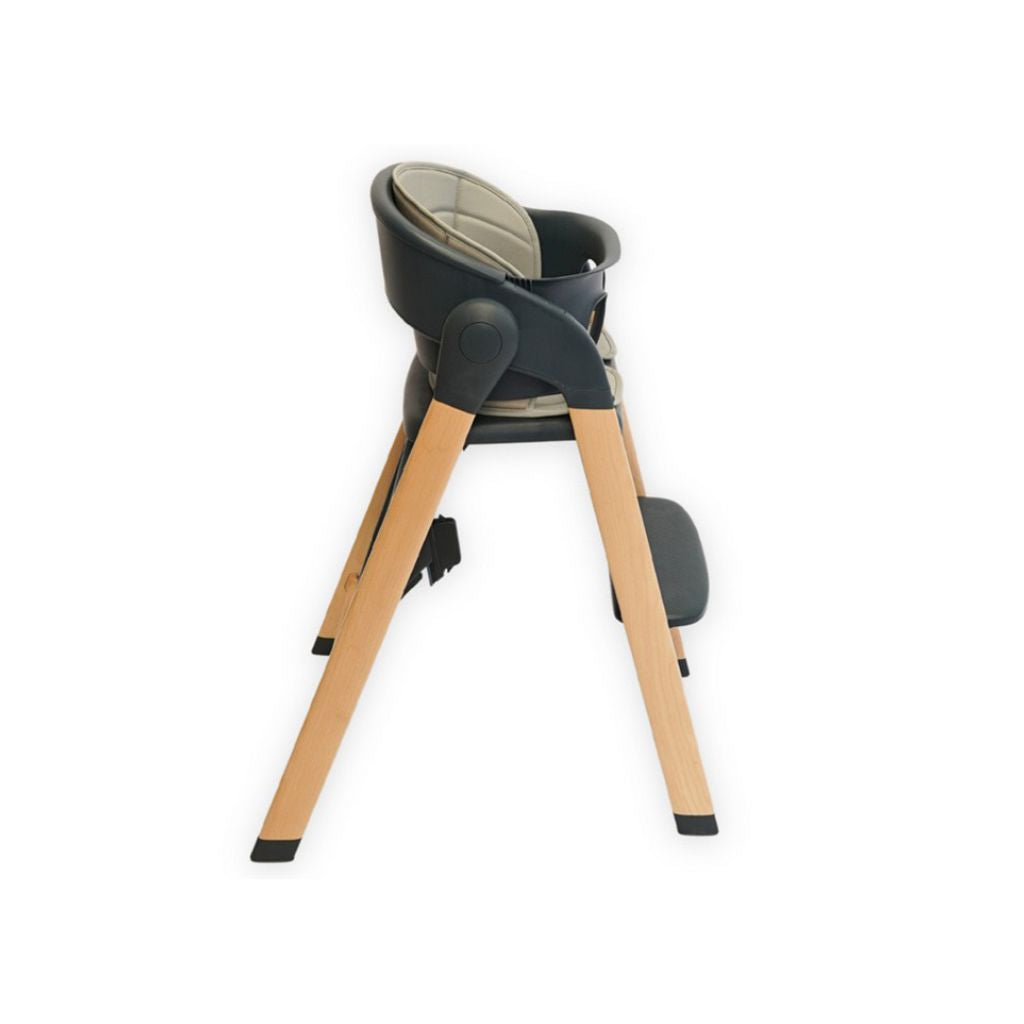 Bo Jungle Eetstoel evolutief Grow With Me Shady Grey