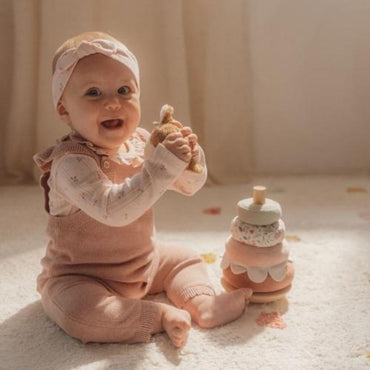 Little Dutch Houten stapeltoren met zachte ringen Fairy Garden Hert