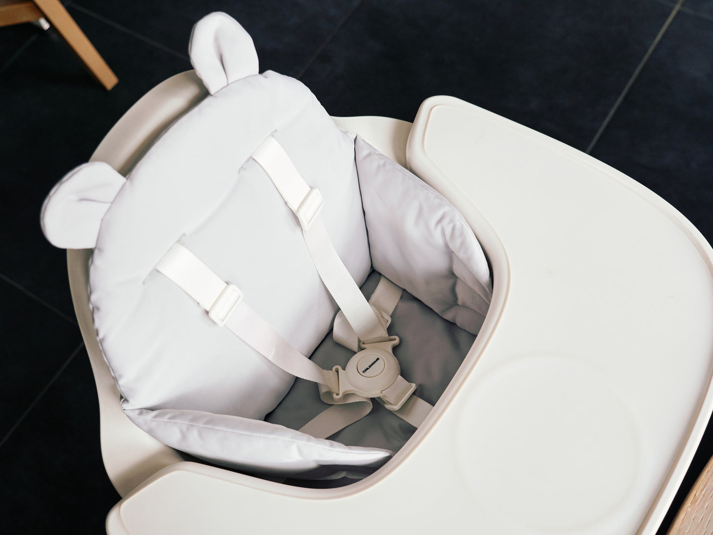 Childhome Verkleinkussen voor eetstoel Evolu 2 waterafstotend grijs