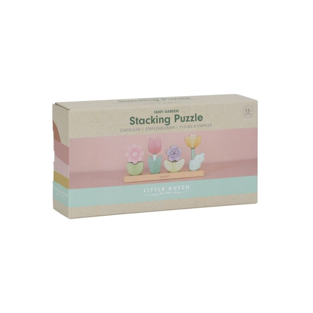 Little Dutch Blocs en bois à empiler Fairy Garden Fleurs