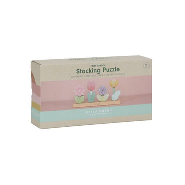 Little Dutch Houten stapelblokken Fairy Garden Bloemen