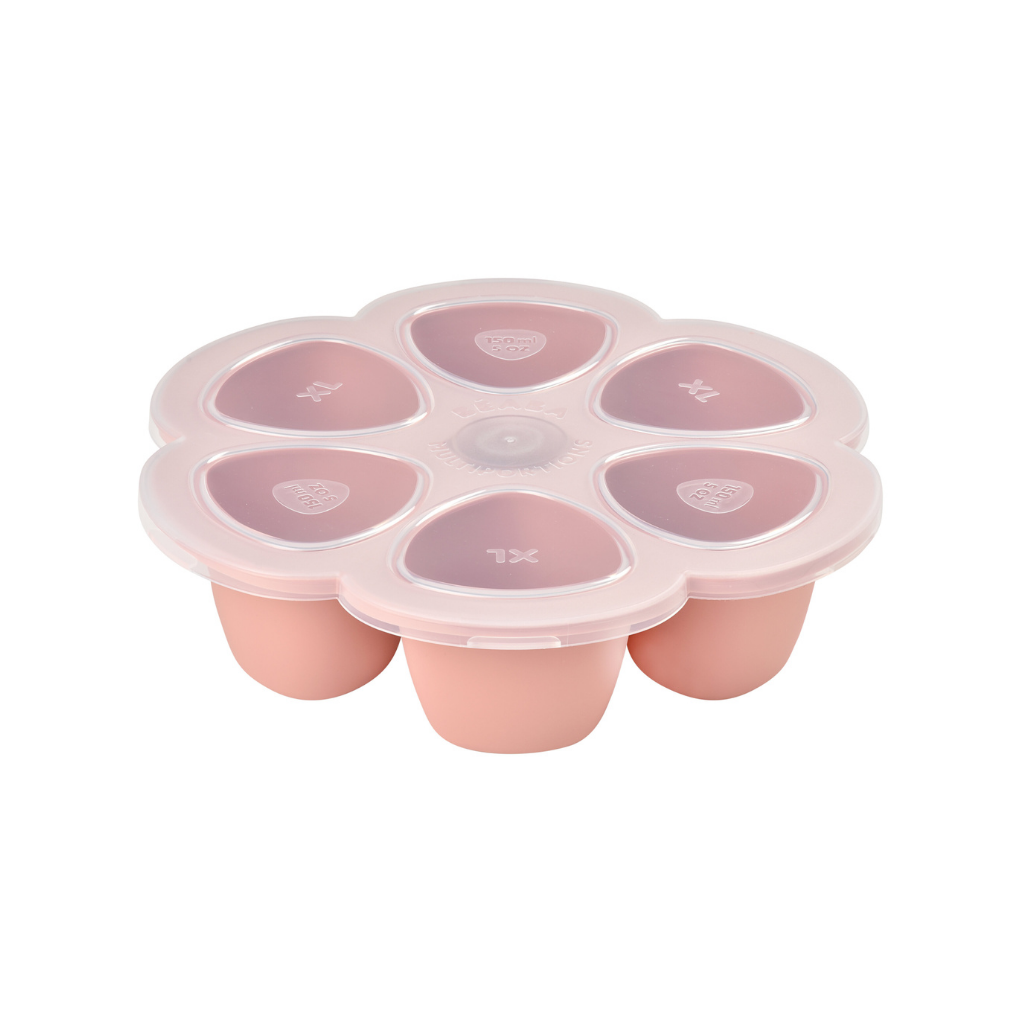 Béaba Bewaarpotje 150 ml oudroze - 6 stuks