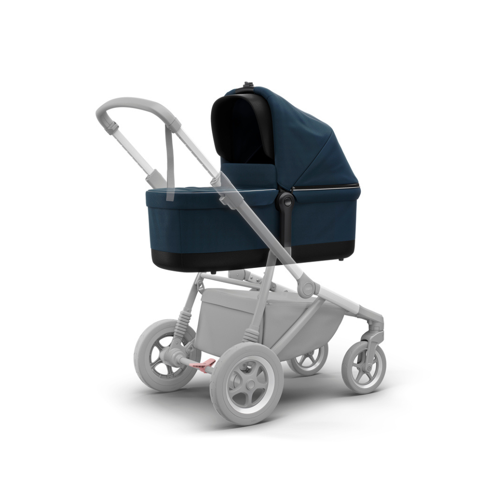 Thule Poussette Sleek + nacelle Navy Blue
