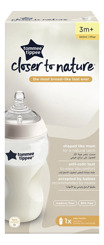 Tommee Tippee Zuigfles Closer to Nature 340 ml