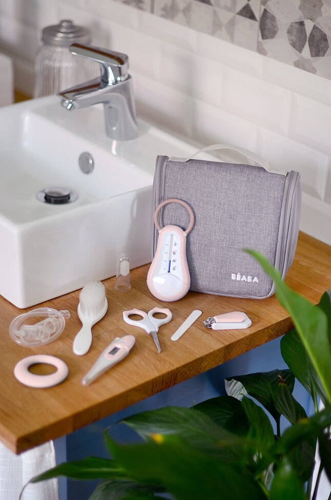 Béaba 9-delige verzorgingsset Old Pink