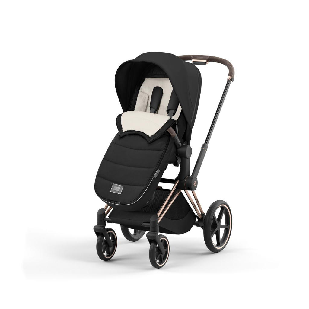 Cybex Voetenzak Platinum Sepia Black