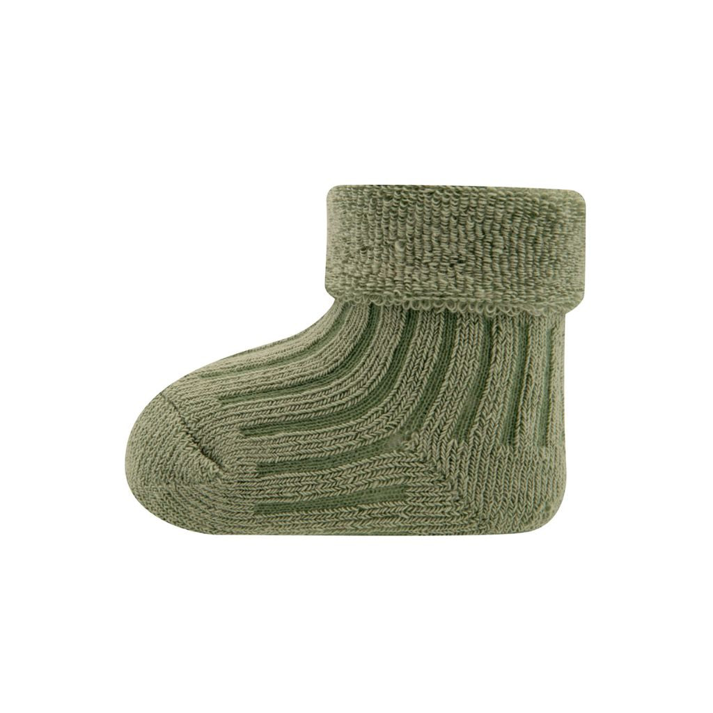 Ewers Sokken Rib Olive maat 15/maat 16