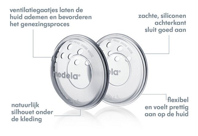 Medela Coquilles recueille-lait - 2 pièces