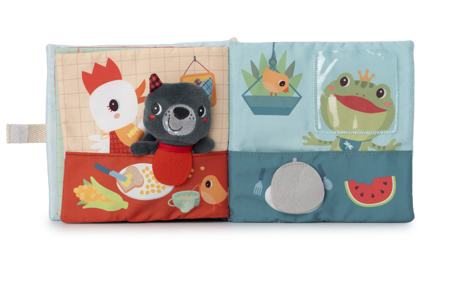 Livre Doudou Lilliputiens « Louis le Gourmand »