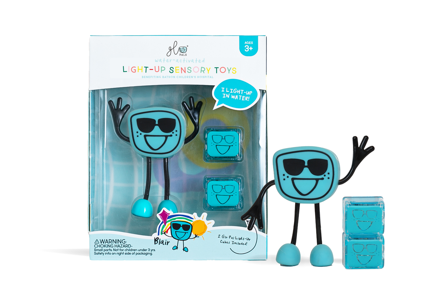 Glo Pals Jouet de bain Light-Up personnage Blair