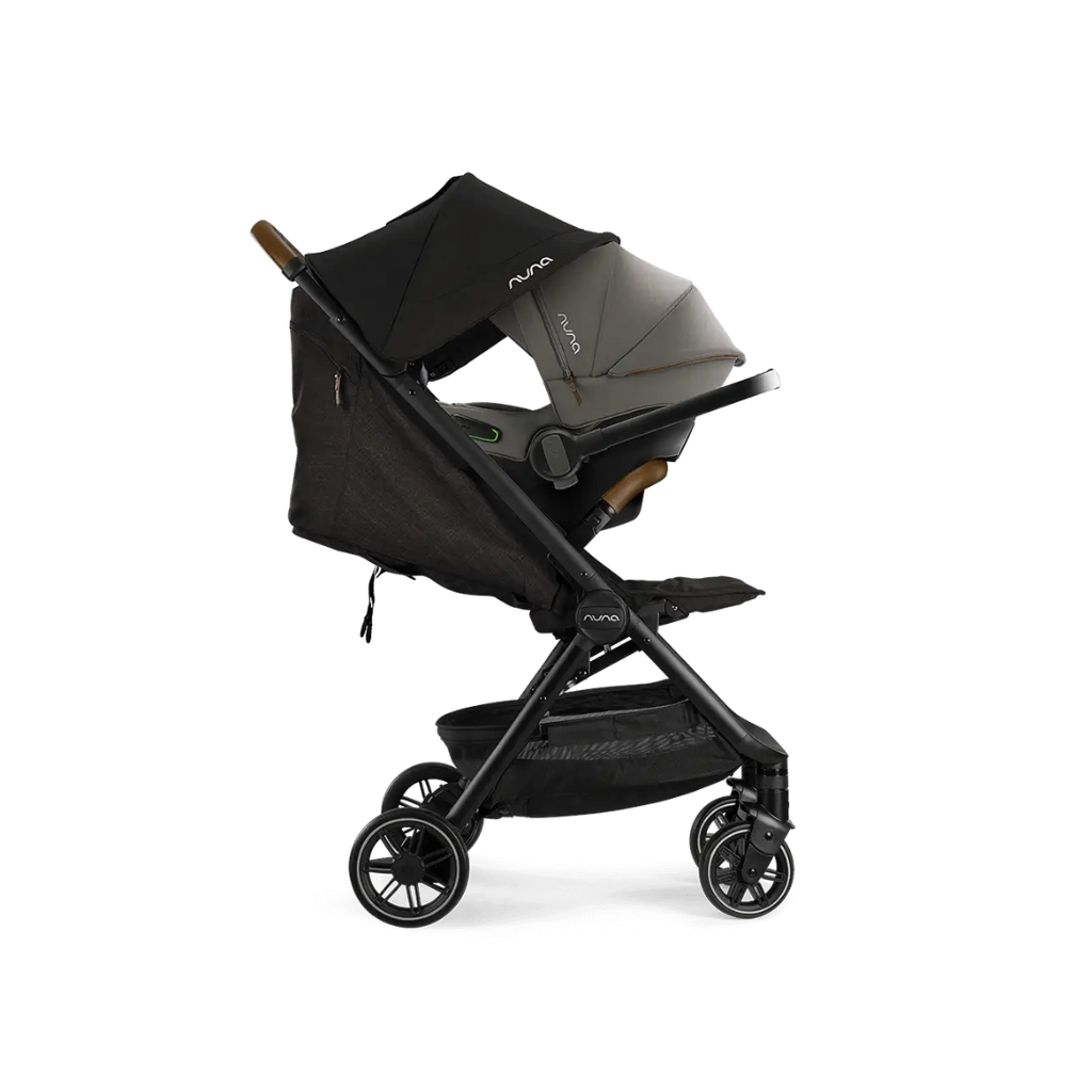 Nuna Siège-auto portable Pipa™ urbn Groupe 0+ Granite (cuir Cognac)