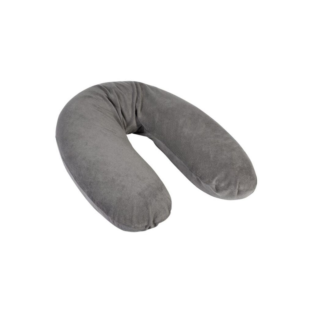 Dreambee Housse pour coussin de positionnement et d'allaitement Essentials gris