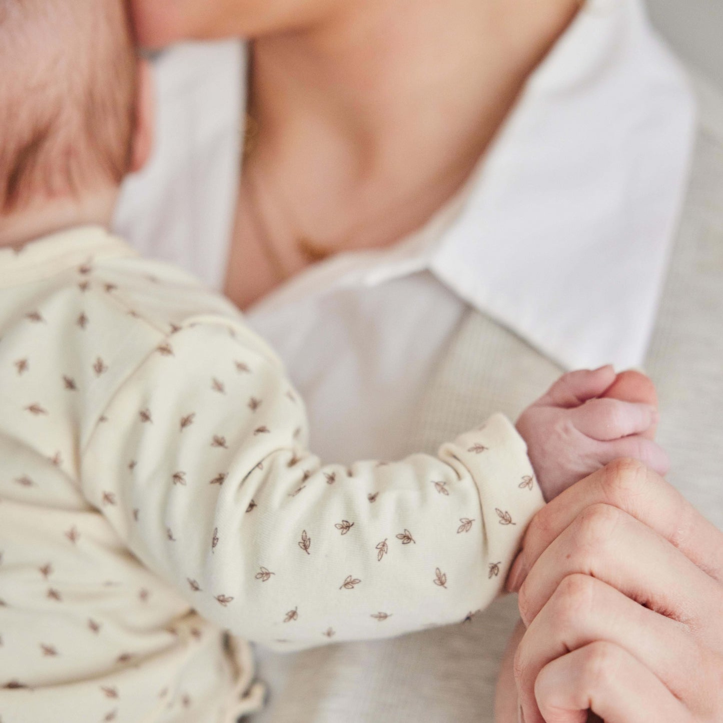 Dirkje T-shirt met lange mouwen & overslag NOOS Unisex Off White