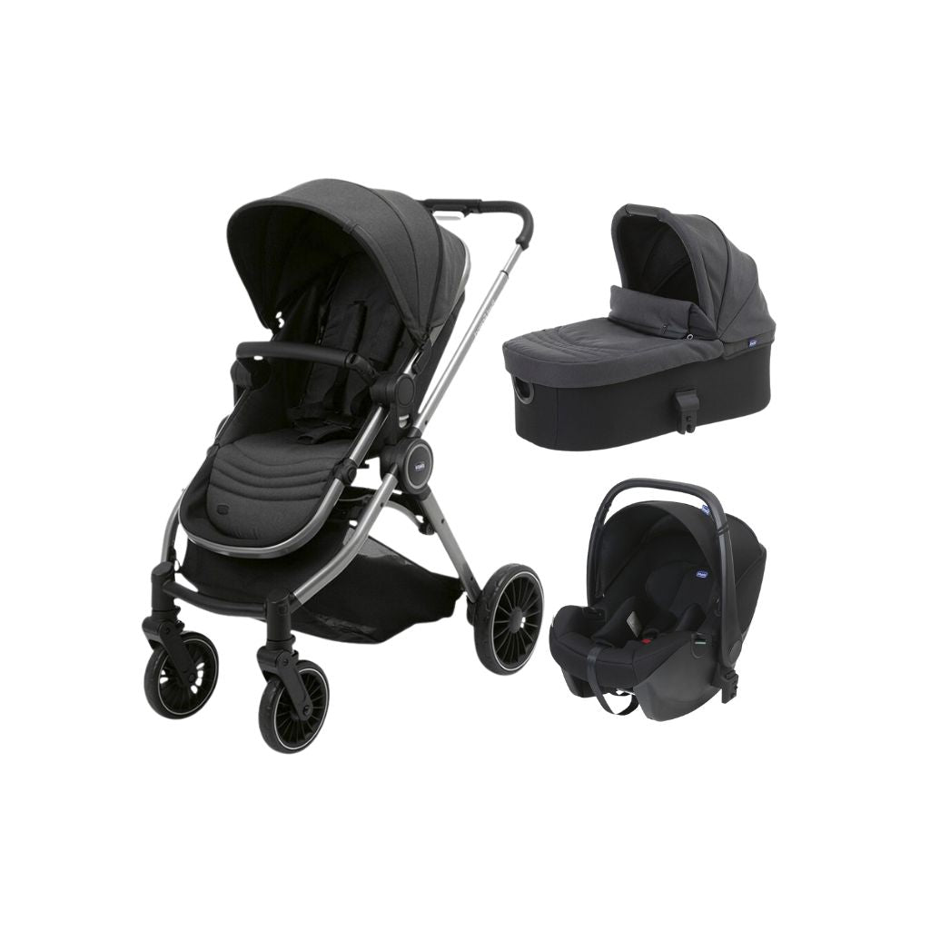 Chicco Poussette 4 en 1 Trio Best Friend Pro - Kory Pirate Black