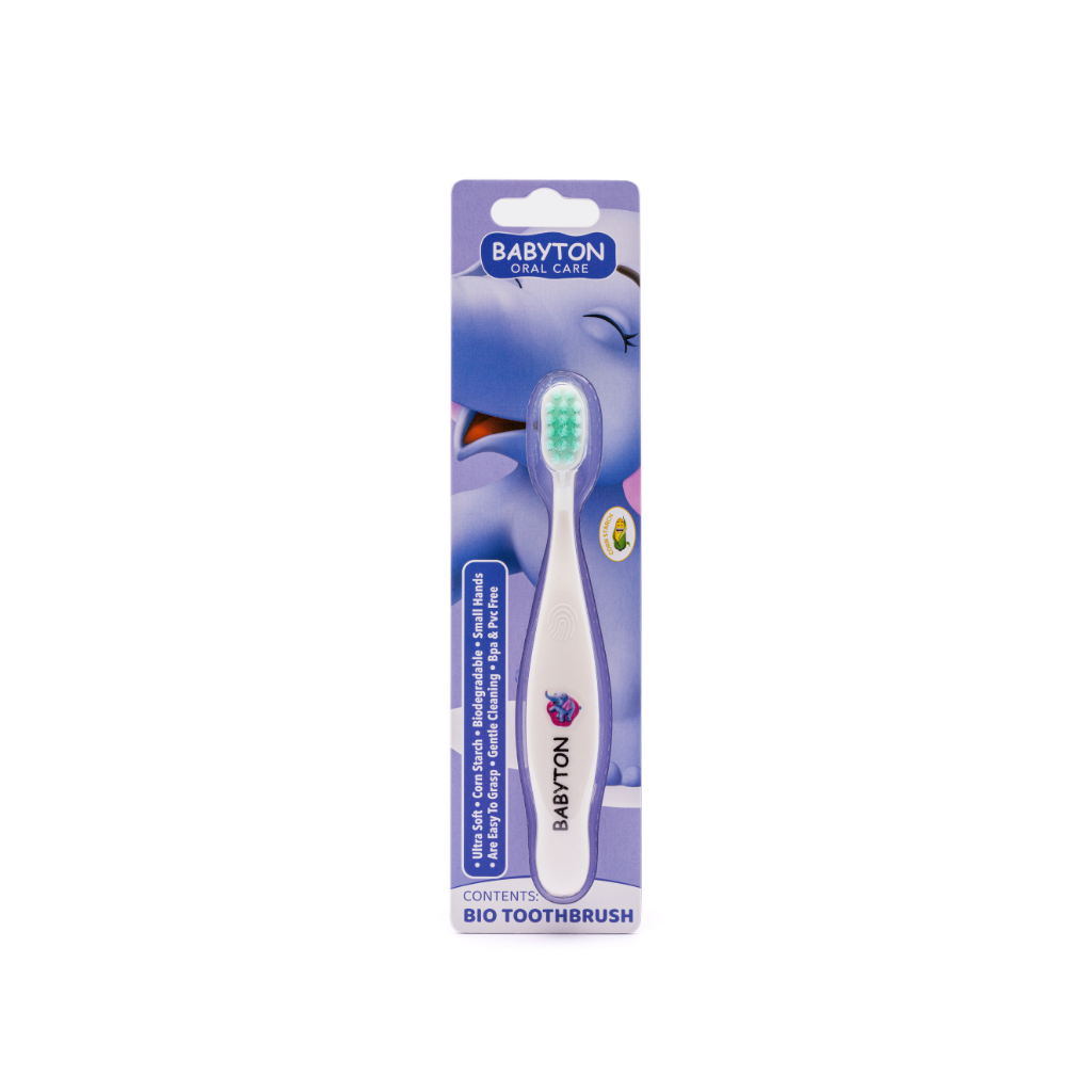 Babyton Brosse à dents bio Éléphant