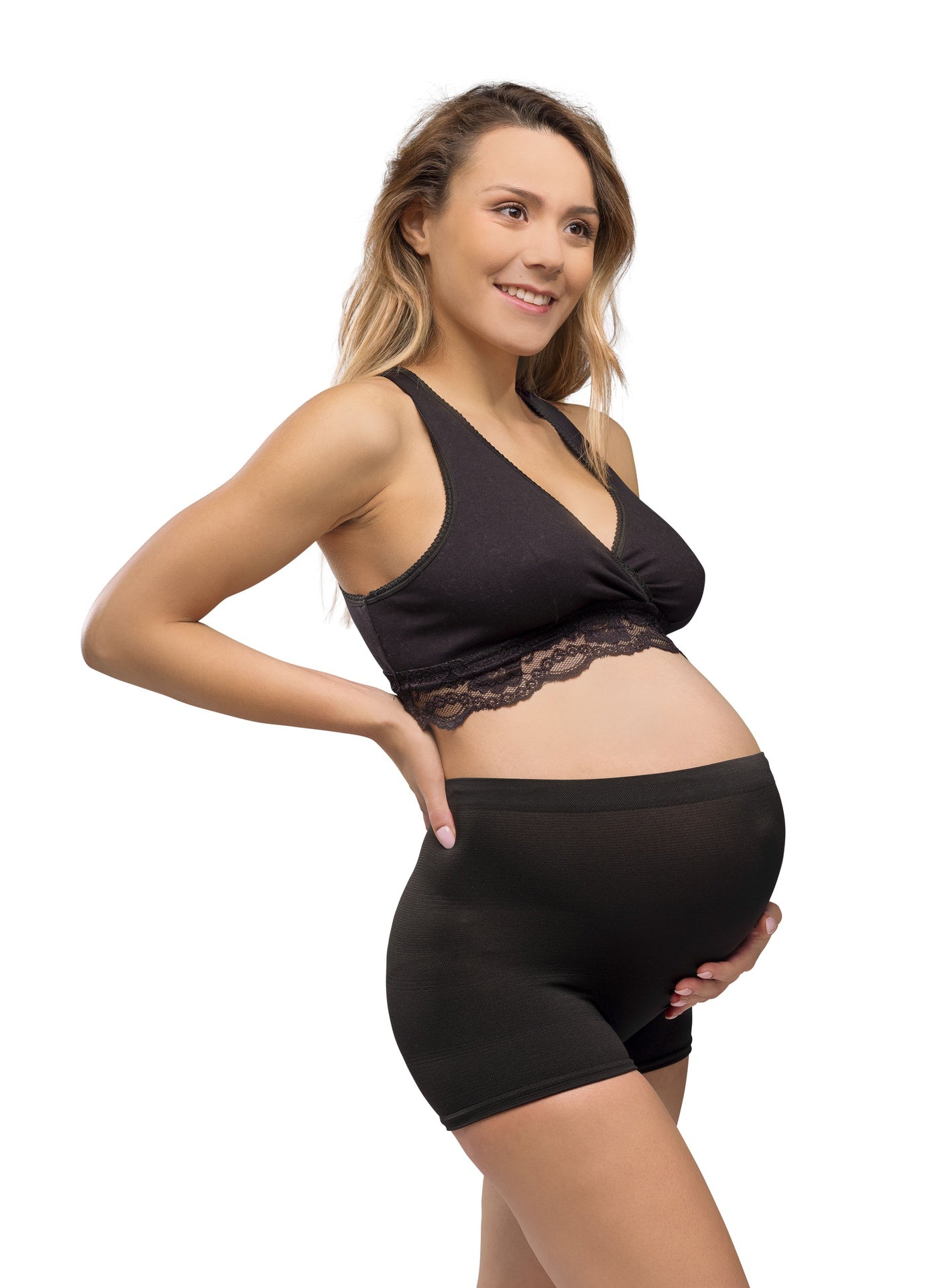 Carriwell Zwangerschaps- en netbroekje Deluxe zwart één maat
