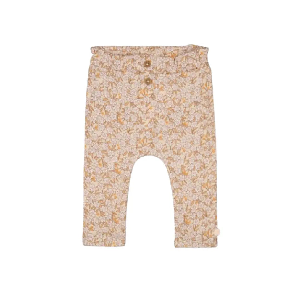 Feetje Broek AOP - Flower Field m 74 Cream Meisjes