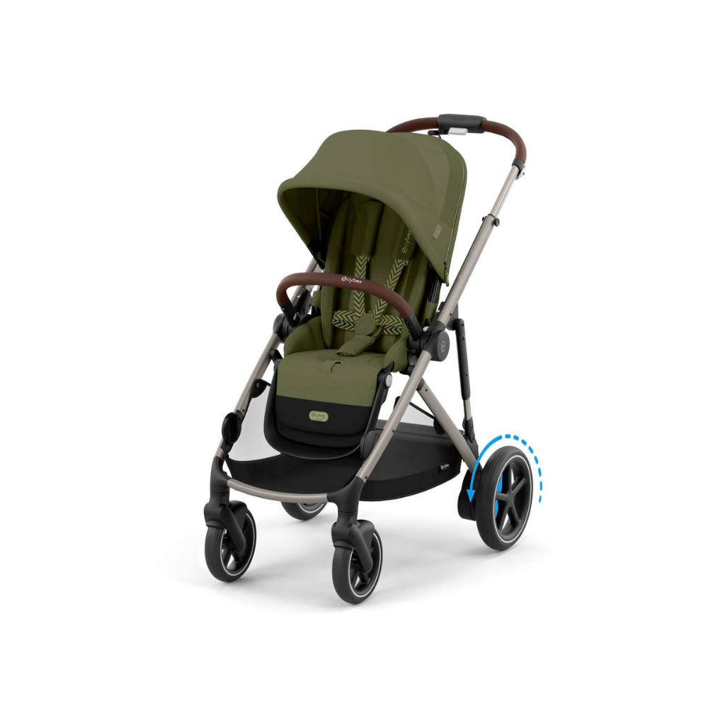 Cybex Kinderwagen eGazelle Taupe Moss Green