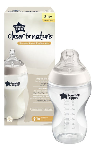 Tommee Tippee Biberon Closer to Nature transparent 340 ml