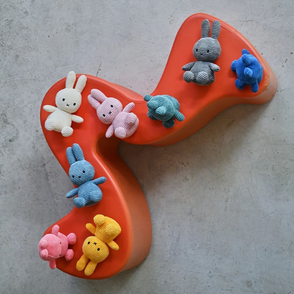 Knuffel Ribfluweel Nijntje Offwhite 23 cm