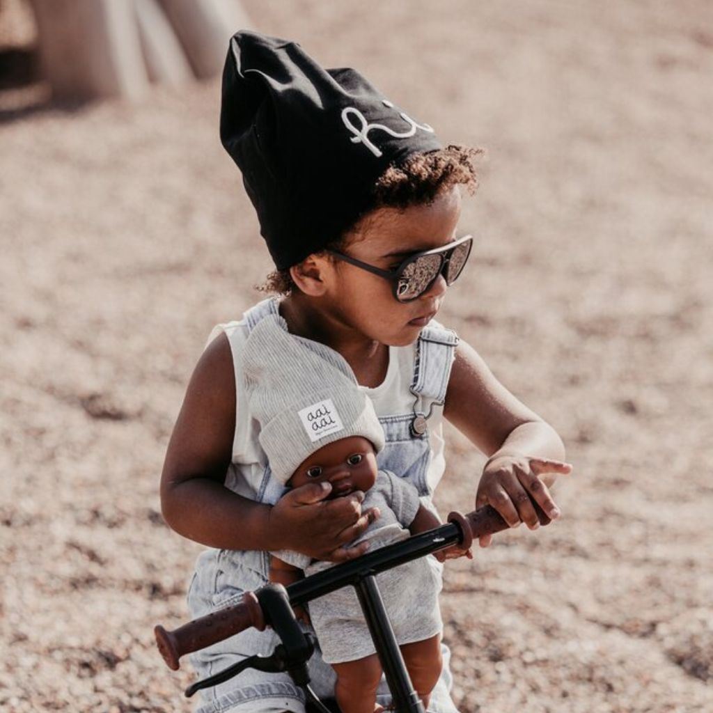 Aai Aai Bonnet Hi Beanie Black de 3 mois à 6 mois
