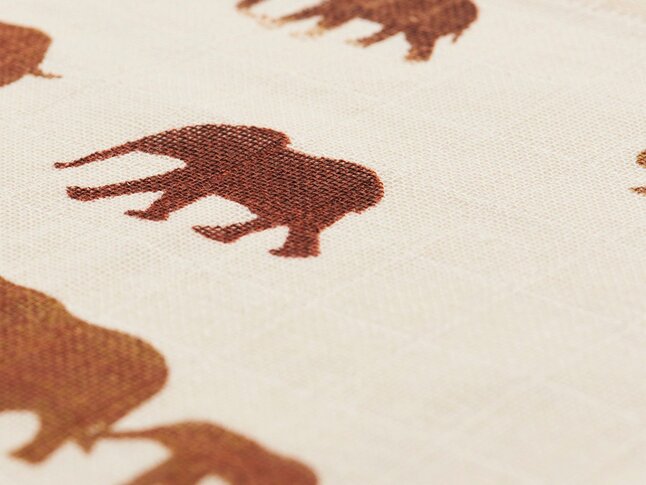 Jollein Essuie tetra Savannah L 115 x Lg 115 cm - 2 pièces
