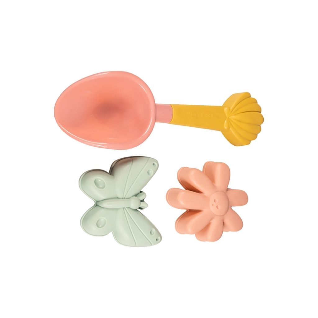 Little Dutch Set de plage Flowers & Butterflies - 3 pièces