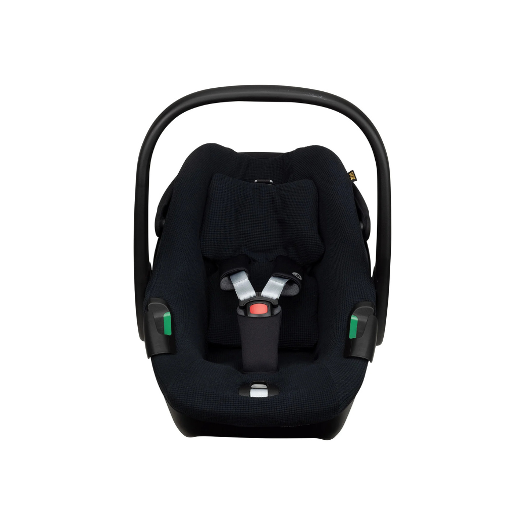 Ukje Housse de siège-auto pour Maxi-Cosi Pebble 360 Pro (2) Groupe 0 en tissu gaufré noir