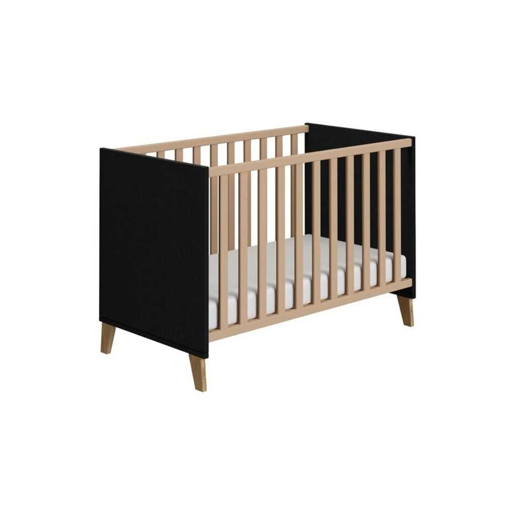 Transland Babybed Steffi zwart
 L 120 x B 60 cm