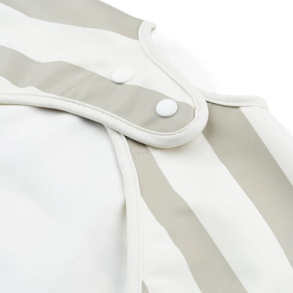 Done by Deer Slabbetje met mouwen Stripes Sand