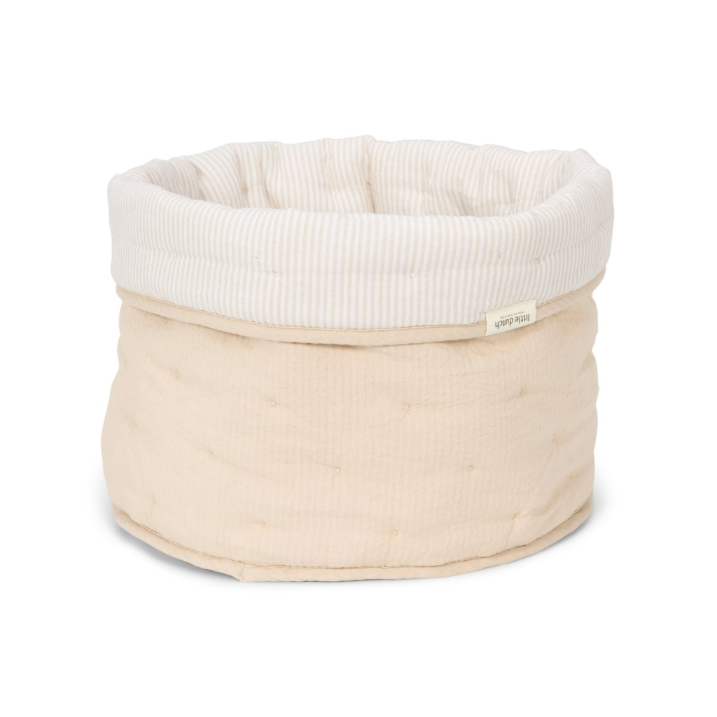 Little Dutch Opbergmand groot Pure Soft beige