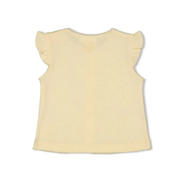 Feetje Top met knoopjes Sunshine m 86 Yellow Meisjes