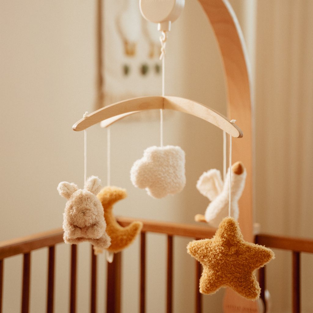 Little Dutch Houten muziekmobiel Newborn Naturals